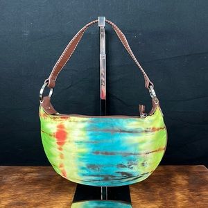 Donald J. Pliner Designer Tie Dye Handbag NWOT